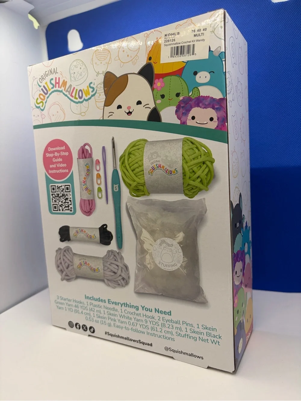 Squishmallows Wendy Frog Crochet Kit